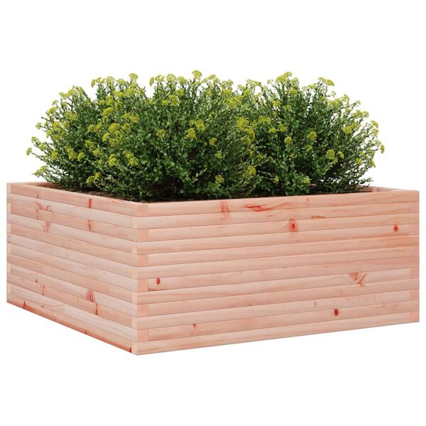 vidaXL Jardinera madera maciza de abeto Douglas 110x110x46 cm