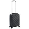 vidaXL Maleta con ruedas trolley r&iacute;gida negra ABS