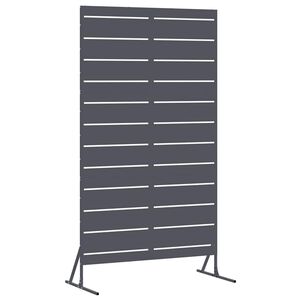 vidaXL Pantalla de Privacidad 100 x 50 x 180 cm Acero Gris antracita