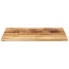 vidaXL Tablero de mesa rectangular madera mango rugosa 70x60x3,8 cm