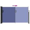 vidaXL Toldo lateral retr&aacute;ctil azul 120x600 cm