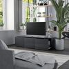 vidaXL Mueble para TV madera contrachapada gris 120x34x30 cm