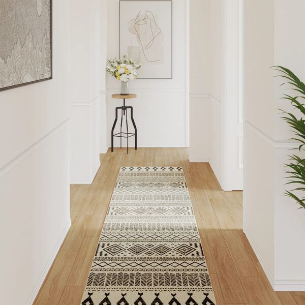 vidaXL Alfombra interior exterior antideslizante pelo corto 80x300 cm