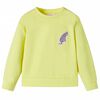 vidaXL Sudadera infantil amarillo 104