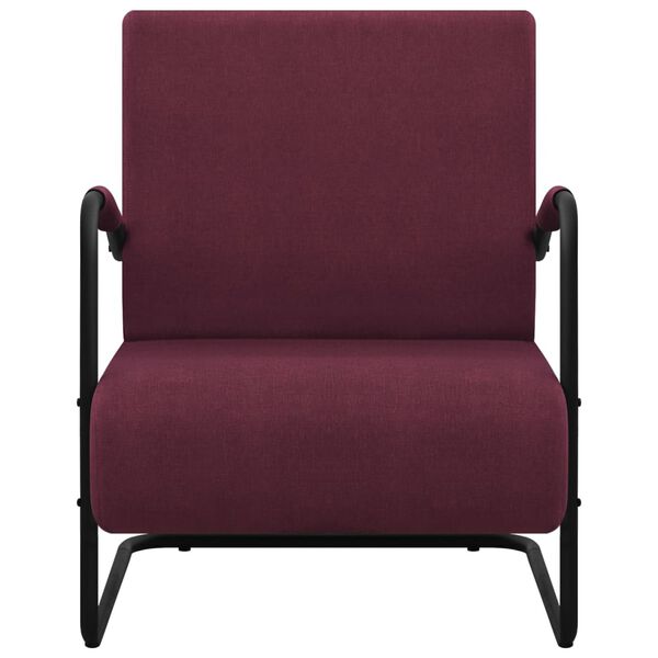 vidaXL Sill&oacute;n de tela morado