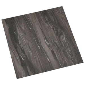 vidaXL Tableros de Suelo Gris oscuro 5,11 m&sup2; 55 uds. PVC