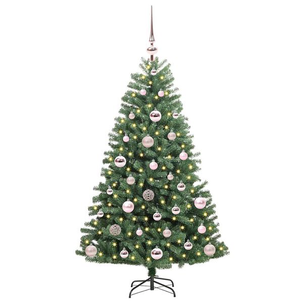 vidaXL &Aacute;rbol de Navidad artificial con ramas articuladas Verde 120 cm