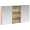 vidaXL Juego de Muebles de Ba&ntilde;o 3 uds. 90 x 10,5 x 50 cm