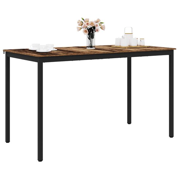 vidaXL Mesa de barra de pie Madera de ingenier&iacute;a