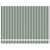 vidaXL Toldo Rayado Manual verde y blanco 3 x 2,5 m Poliester y metal