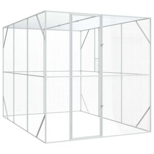 vidaXL Jaula para Aves Antracita 210 x 304 x 213 cm Acero Galvanizado