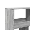 vidaXL Separador de ambientes madera gris Sonoma 100x33x125,5 cm