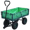 vidaXL Carrito de mano de jardín verde 250 kg