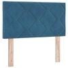 vidaXL Cabecero Azul Oscuro 80 cm Terciopelo