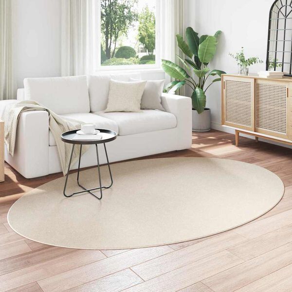 vidaXL Alfombras de &aacute;rea HUARTE Beige 230 x 160 cm 100% Poli&eacute;ster
