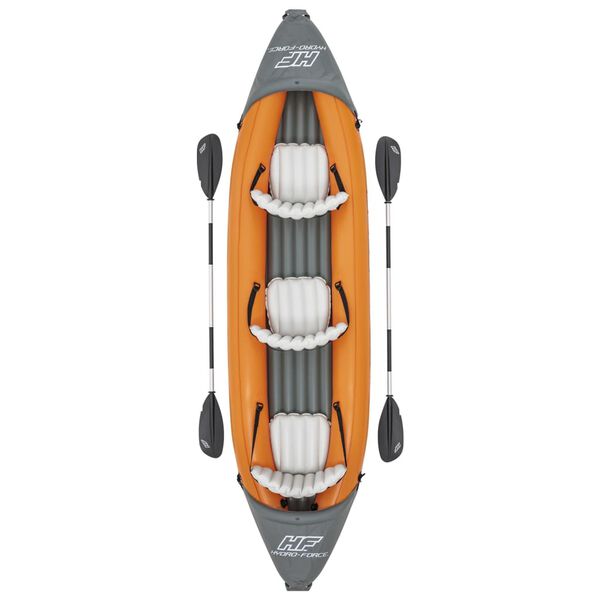 Bestway Set de kayak hinchable 3 personas Rapid x3 Hydro-Force