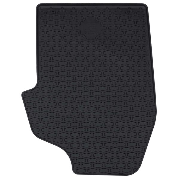 vidaXL Alfombrilla de Coche 3 pcs Negro TPE