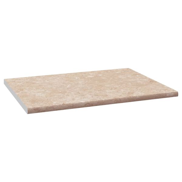 vidaXL Encimera de cocina madera ingenier&iacute;a beige textura de m&aacute;rmol