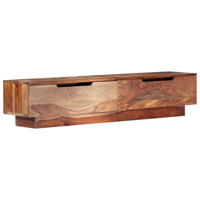 vidaXL Mueble para TV de madera maciza de sheesham 145x30x30 cm
