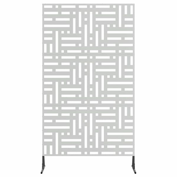 vidaXL Pantalla de Privacidad Gris 100 x 50 x 180 cm Acero