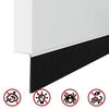 vidaXL Sellos de cepillo para puertas autoadhesivos 6 pcs 100 cm