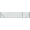 vidaXL Cerca de alambre con brida verde 1,6x10 m