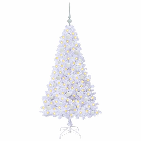 vidaXL &Aacute;rbol de Navidad artificial con 150 LED 150 cm PVC y Acero