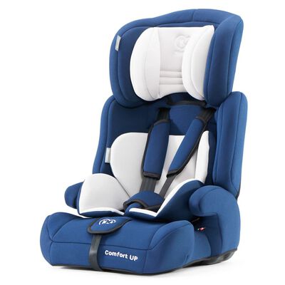 Kinderkraft Silla de bebé para coche COMFORT UP 1+2+3 azul y blanco