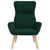 vidaXL Sill&oacute;n de relax de terciopelo verde oscuro