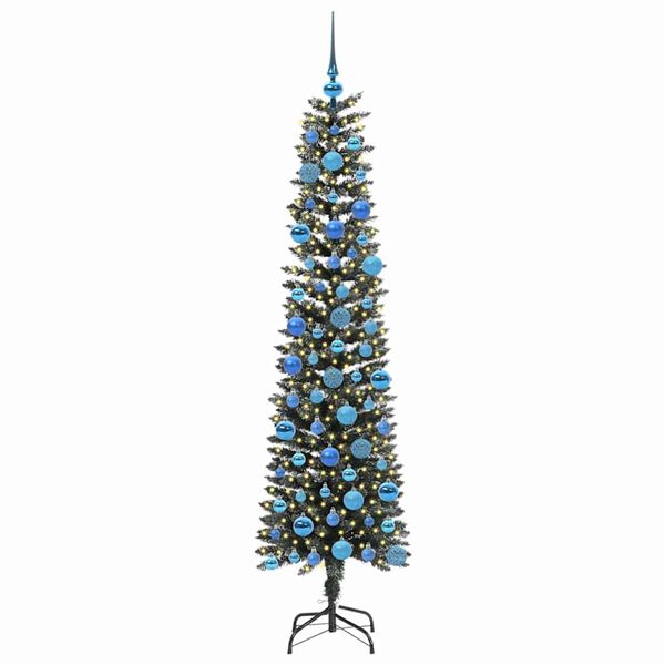 vidaXL &Aacute;rbol de Navidad artificial Verde 180 cm PVC, Pl&aacute;stico y Acero