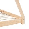 vidaXL Estructura de cama infantil de madera maciza de pino 90x200 cm