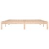 vidaXL Estructura de cama doble sin colch&oacute;n 180x200 cm