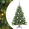 vidaXL &Aacute;rbol de Navidad artificial con 150 LED Verde 120 cm PE y PVC