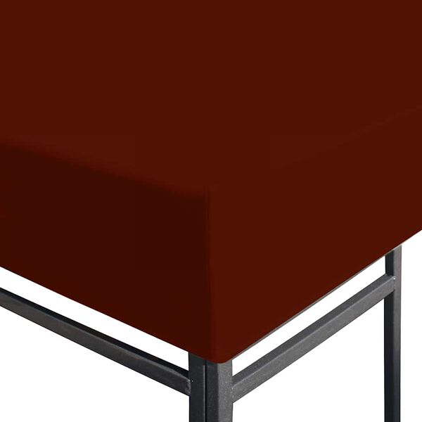 vidaXL Toldo de cenador terracota 310 g/m² 3x3 m
