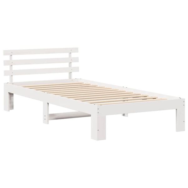 vidaXL Estructura de cama 90 x 190 cm Madera de pino macizo