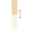 vidaXL Estor Enrollable Opaco Beige 50x230 cm Tela Ancho 45,7 cm