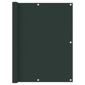 vidaXL Toldo para balc&oacute;n tela oxford verde oscuro 120x600 cm