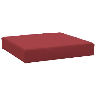 vidaXL Cojín para sofá de palets tela Oxford rojo tinto 60x60x8 cm