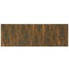 vidaXL Cabecero pared madera contrachapada roble ahumado 240x1,5x80 cm