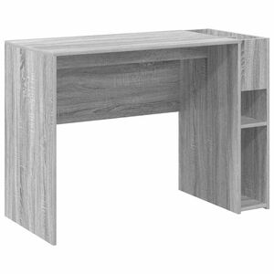 vidaXL Escritorio Gris Sonoma Madera de ingenier&iacute;a 109 x 50 x 78 cm