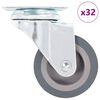 vidaXL Ruedas giratorias 32 piezas 50 mm
