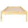 vidaXL Estructura de cama sin colchón madera maciza 90x200 cm