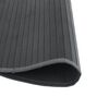vidaXL Alfombra redonda bamb&uacute; gris 80 cm