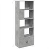 vidaXL Estanter&iacute;a de madera de ingenier&iacute;a gris hormig&oacute;n 70x36x189 cm