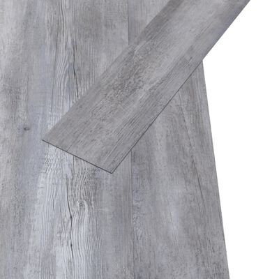 vidaXL Lamas para suelo PVC autoadhesivas gris madera mate 5,02m² 2mm
