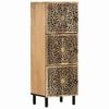vidaXL Armario auxiliar madera maciza de mango 40x33x110 cm