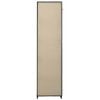 vidaXL Armarios plegables 2 unidades de tela color crema 110x45x175 cm