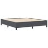 vidaXL Cama tipo Box Spring Gris oscuro 180 x 200 cm Terciopelo