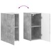 vidaXL Conjunto de mueble de TV 6 pcs Gris Concreto