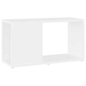 vidaXL Mueble para TV madera contrachapada blanco 60x24x32 cm